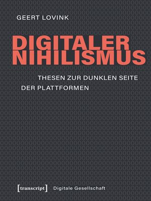 cover image of Digitaler Nihilismus
